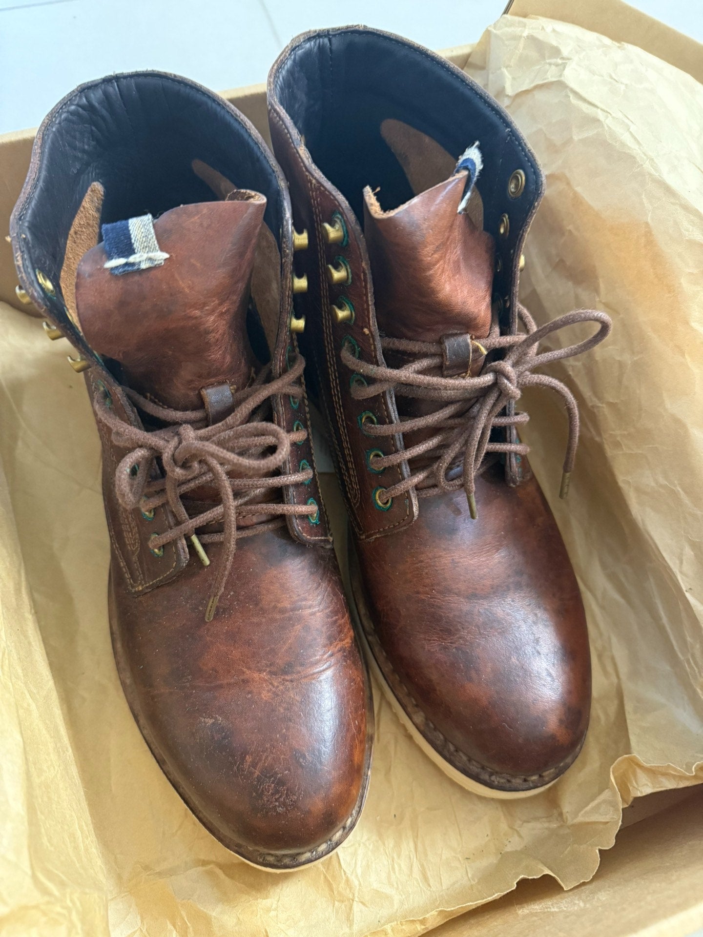 visvim 17AW Virgil Mud-Dyed Boots US9.5