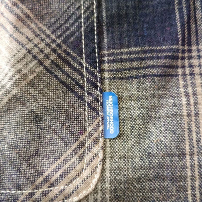 neighborhood 092BENH-SHM02 Wool Plaid Shirt