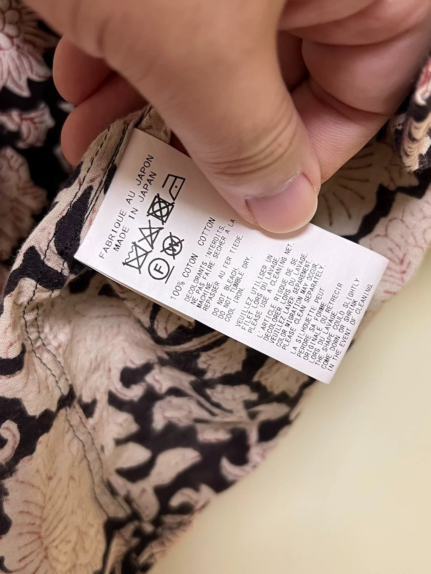 Yohji Yamamoto 22SS All-Over Floral Shirt