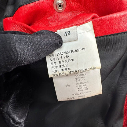 Givenchy Leather Star Baseball Jacket