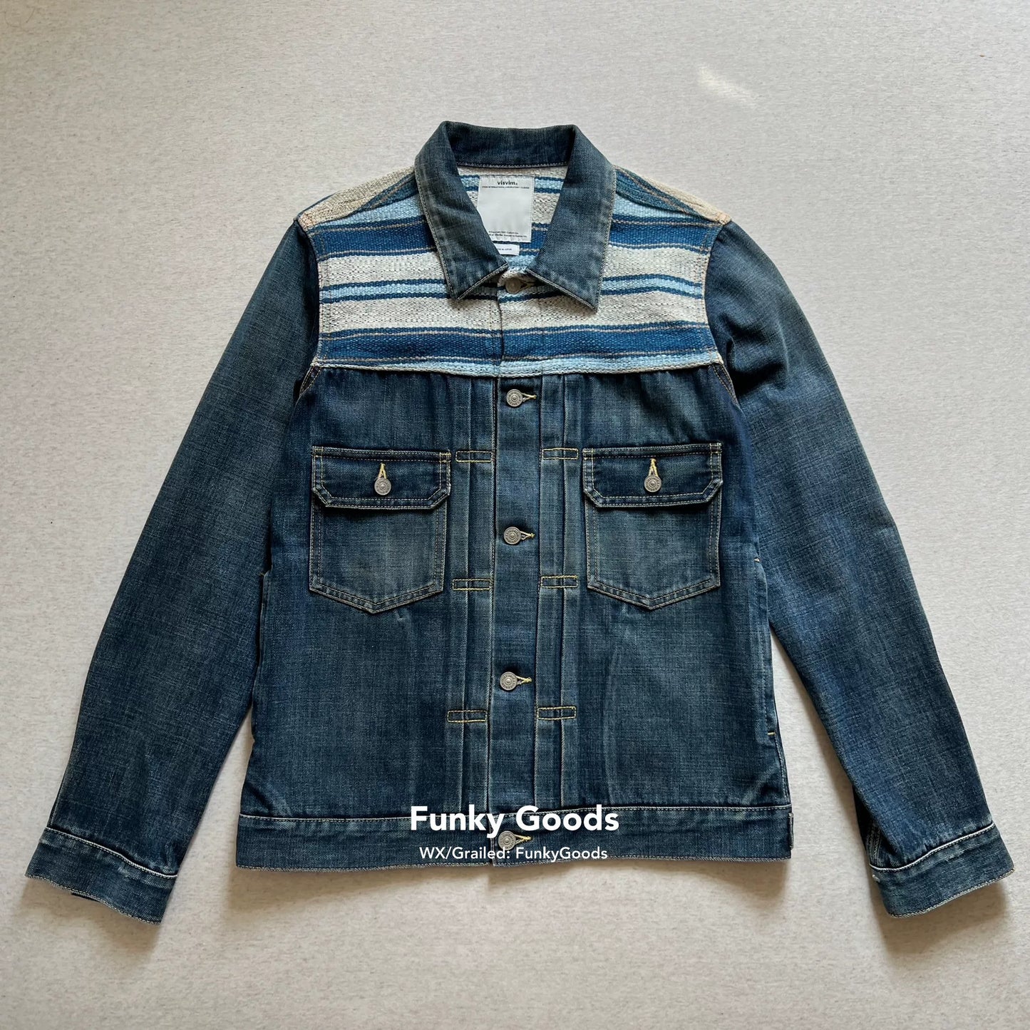 Visvim 101 Jkt Indigo Stripe Tokyo Exclusive