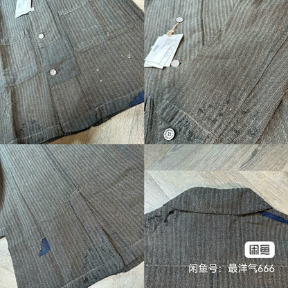 visvim monkey coat with unique textures and patterns