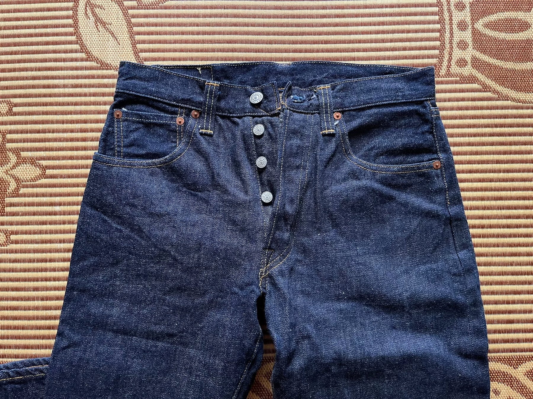 Levi's 501xx Raw Denim Jeans