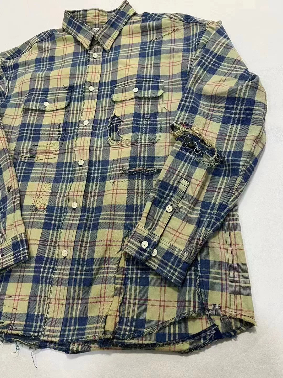 VISVIM 21AW Lumber Check L/S Crash