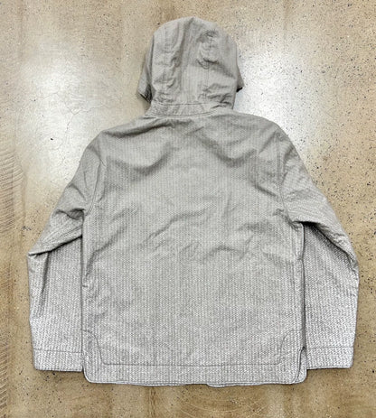 stone island reflective hooded jacket M size