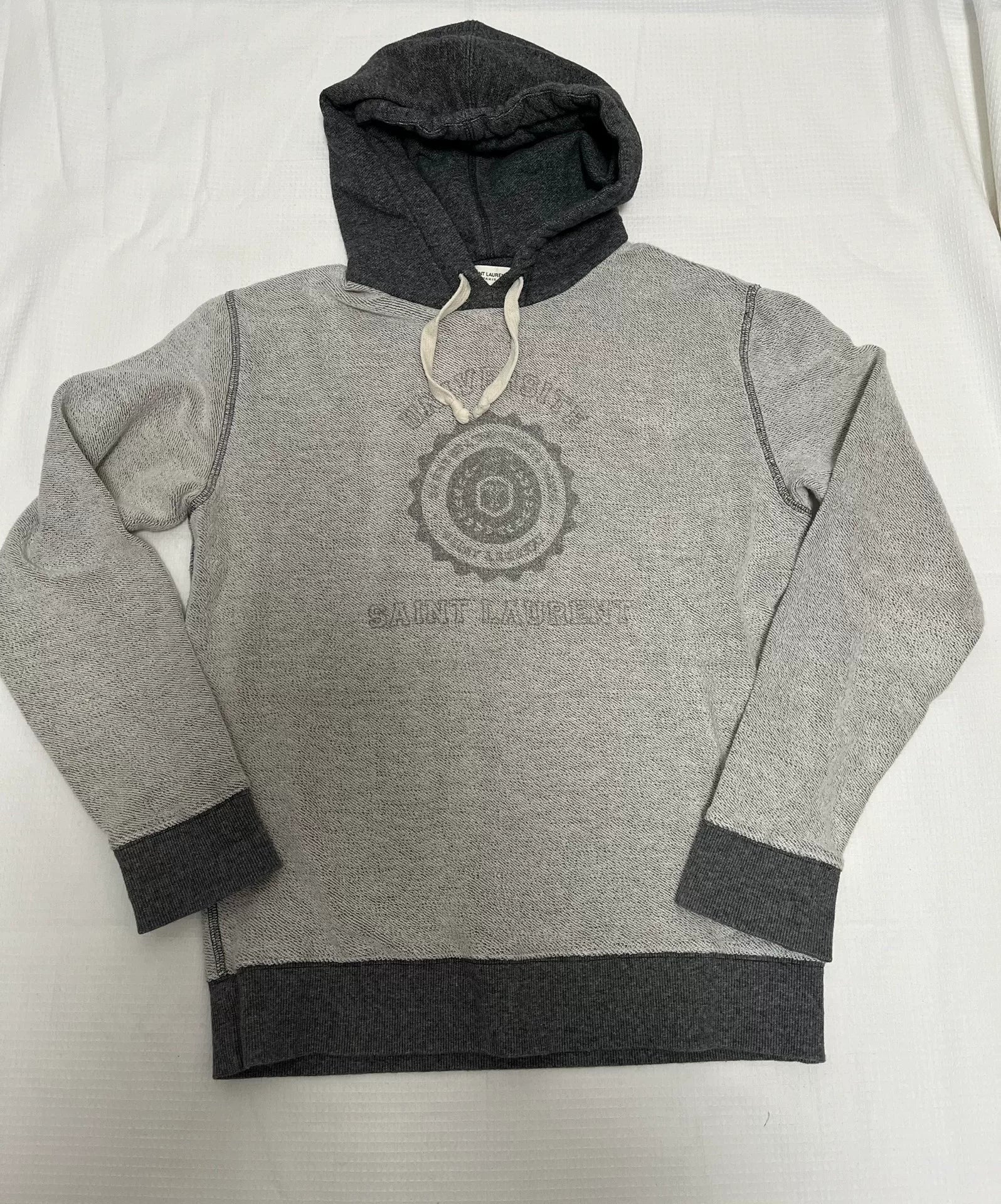 Saint Laurent Gray Hoodie Size L
