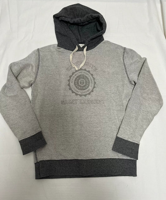 Saint Laurent Gray Hoodie Size L