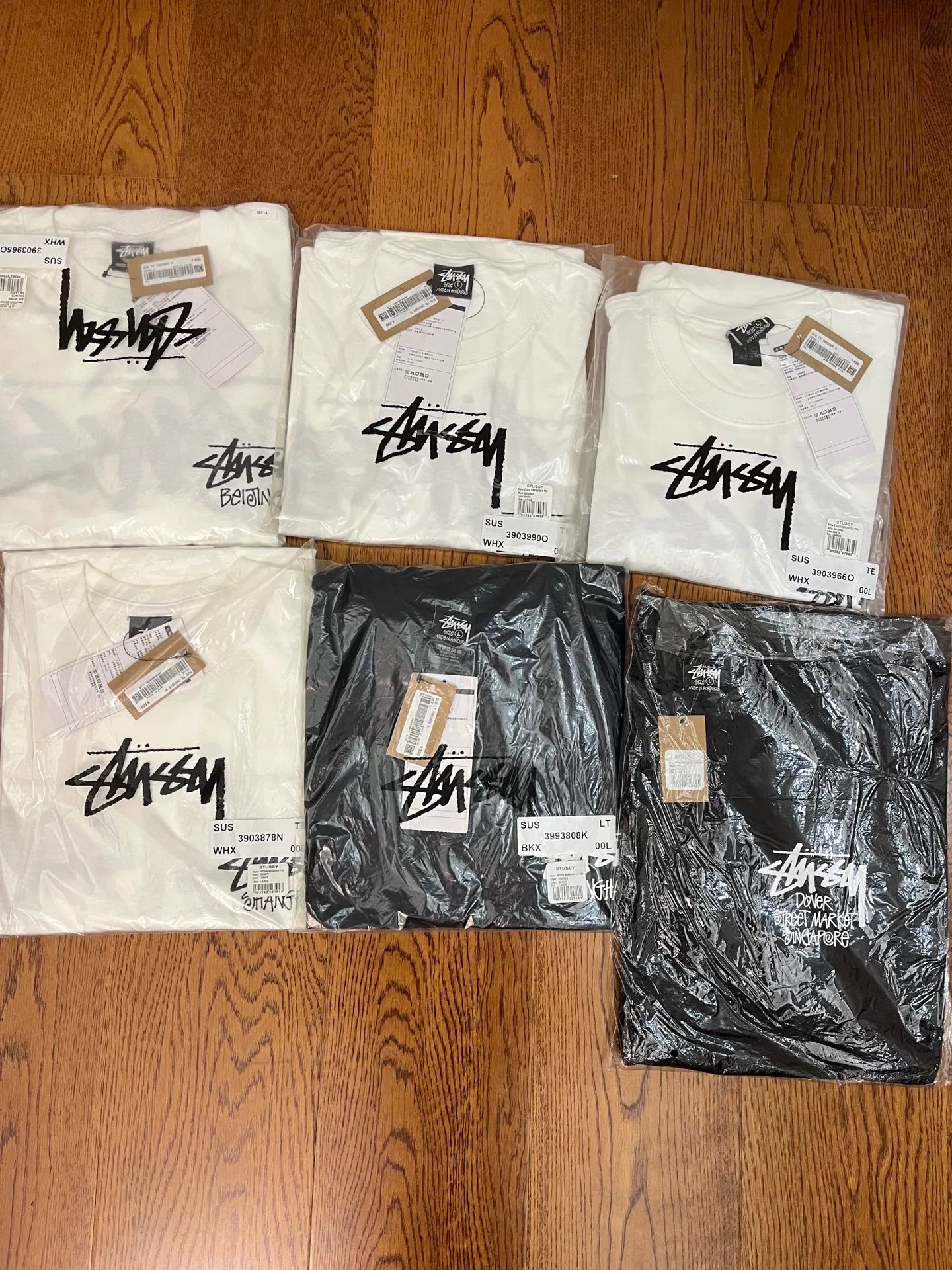 stussy city limited edition short sleeve tees