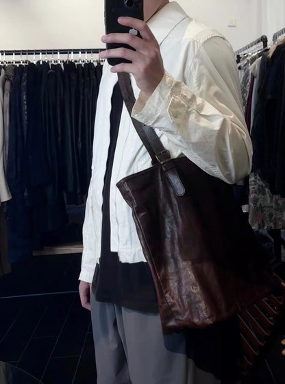 helmut lang short zip jacket in cream