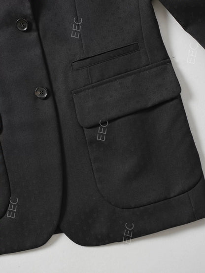 CDG Rei Kawakubo Black Wool Blazer