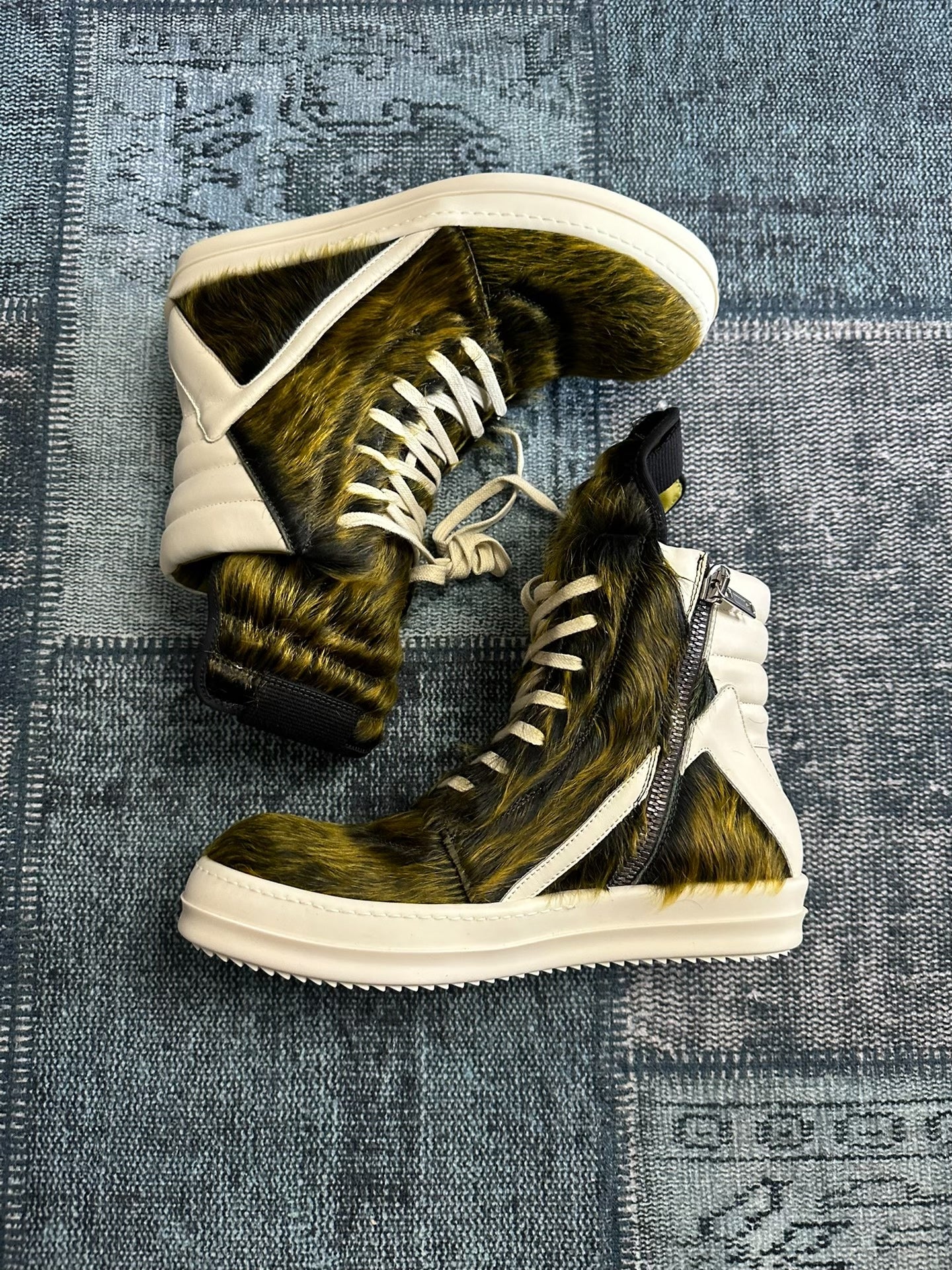 Rick Owens 23AW Luxor Acid Green Horsehair