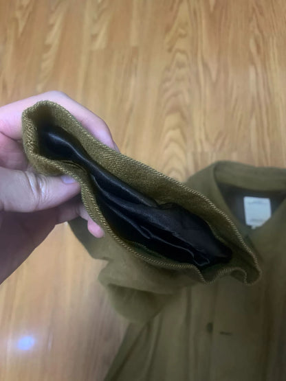 visvim 18aw ayres coat in olive