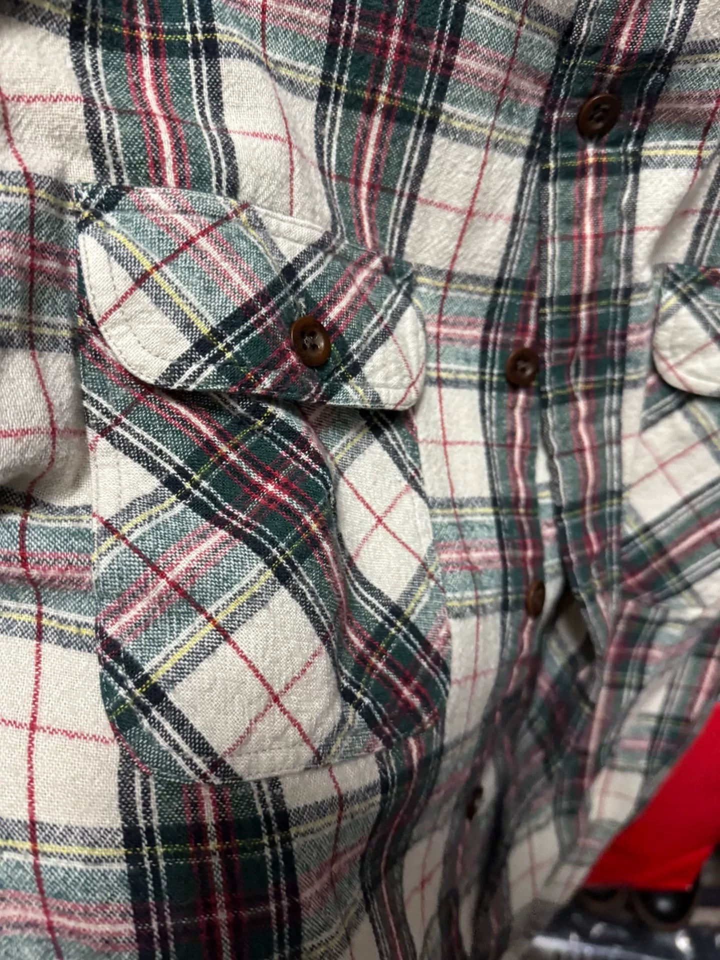 plaid long sleeve shirt for casual wear