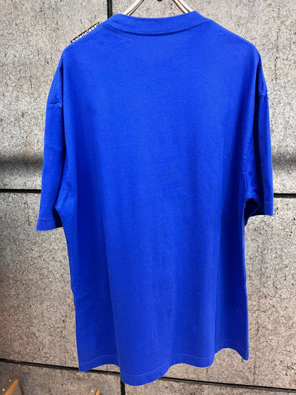 Balenciaga Blue Short-Sleeve T-Shirt S