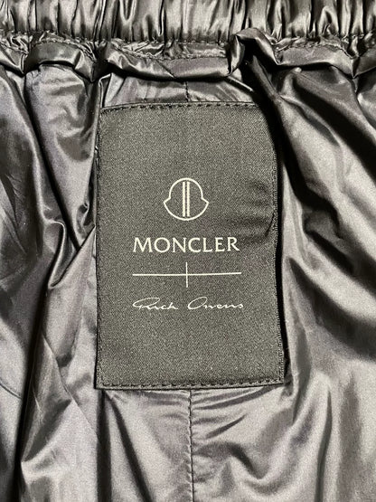 rick owens moncler collaboration down shorts