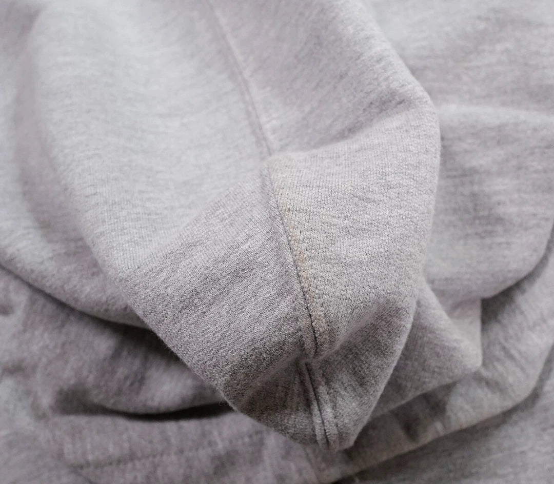 supreme anti hero zip-up hoodie gray