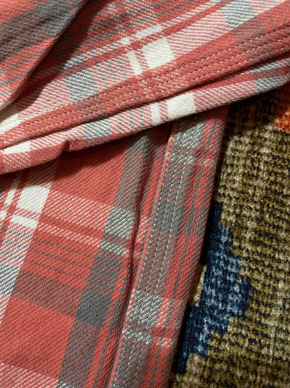 RRL Vintage Pink Striped Work Shirt M
