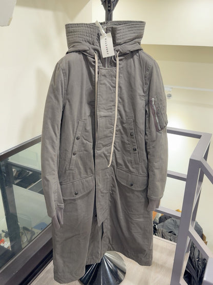 Rick Owens DRKSHDW Long Hooded Jacket