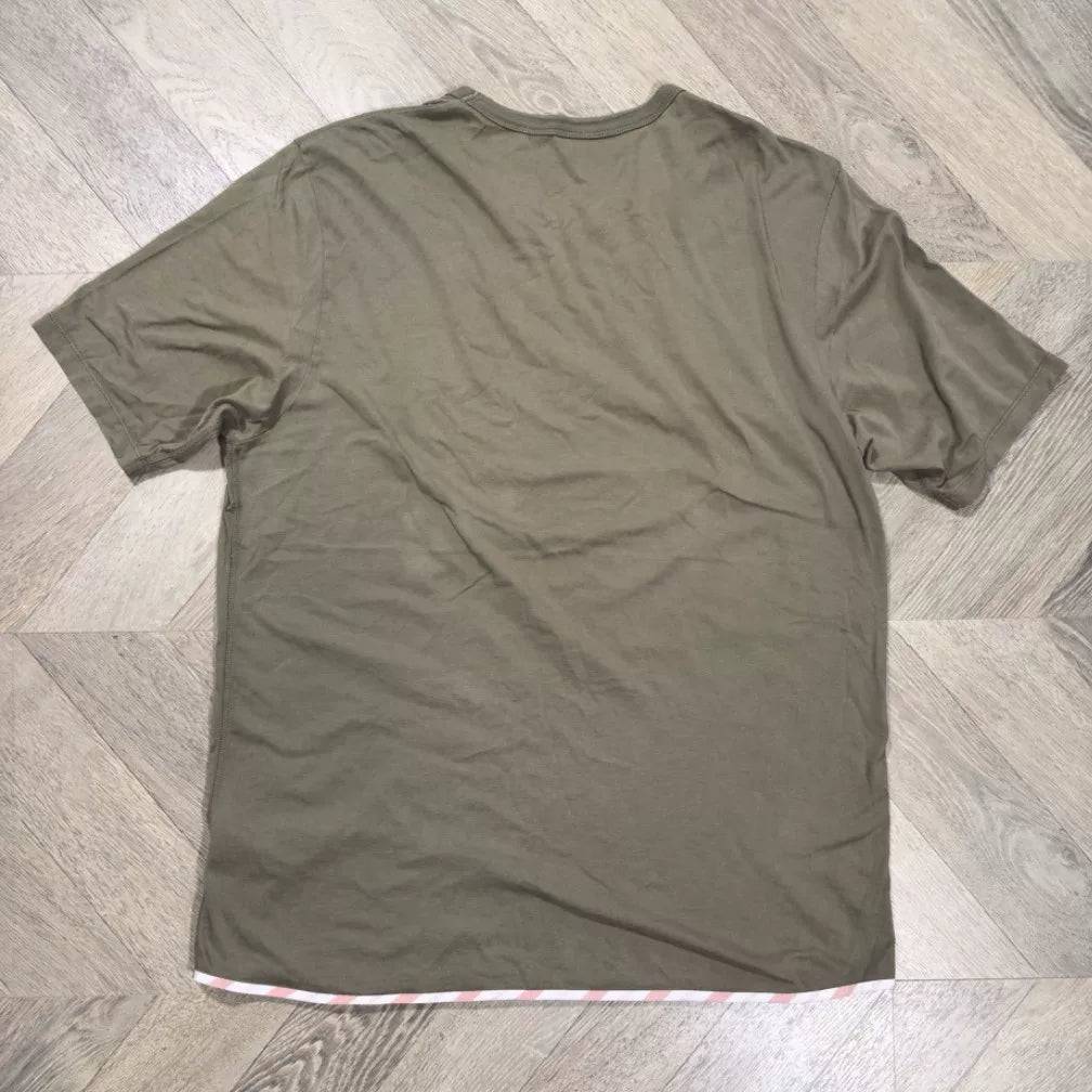 visvim olive green jumbo tee shirt