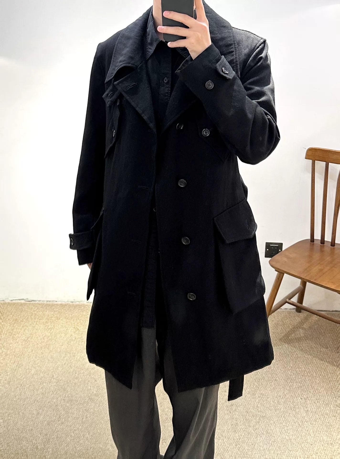 Yohji Yamamoto 90s Military Pocket Coat