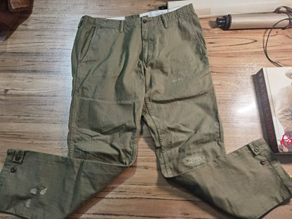 Ralph Lauren Distressed Patched Sashiko Cargo Pants