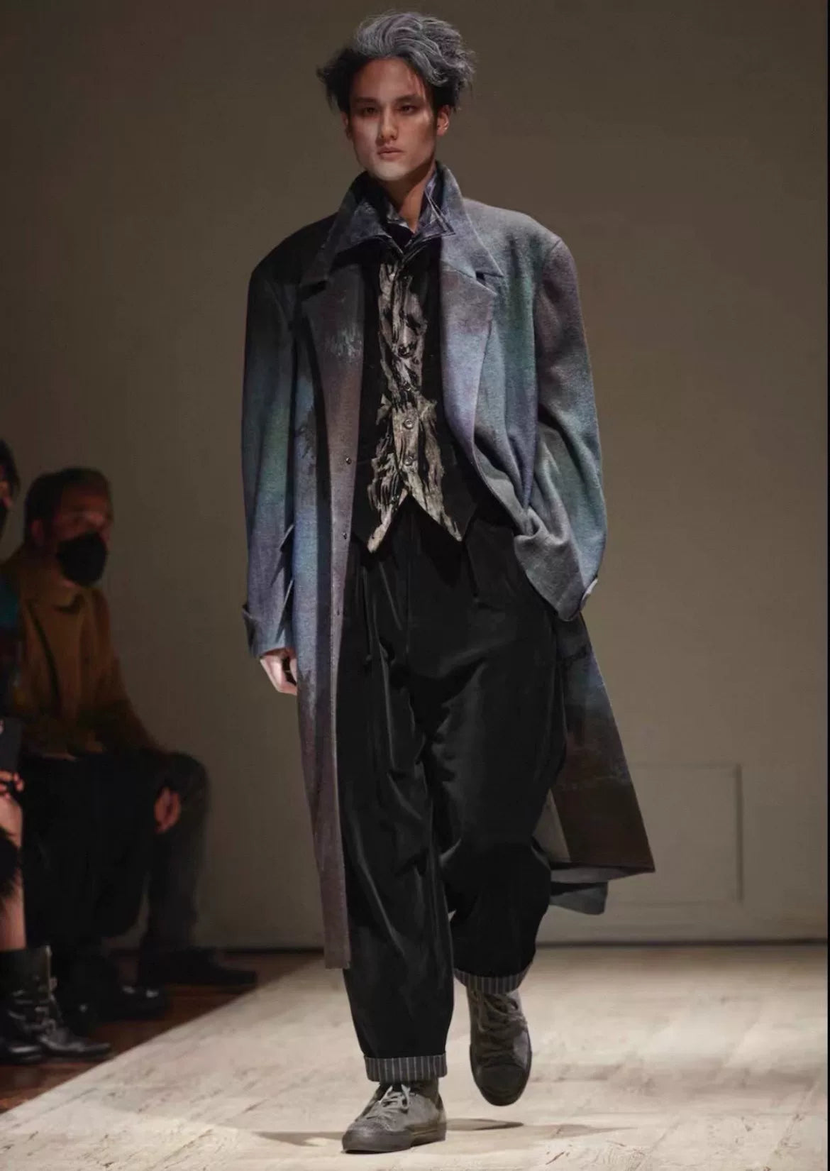 Yohji Yamamoto Watercolor Coat