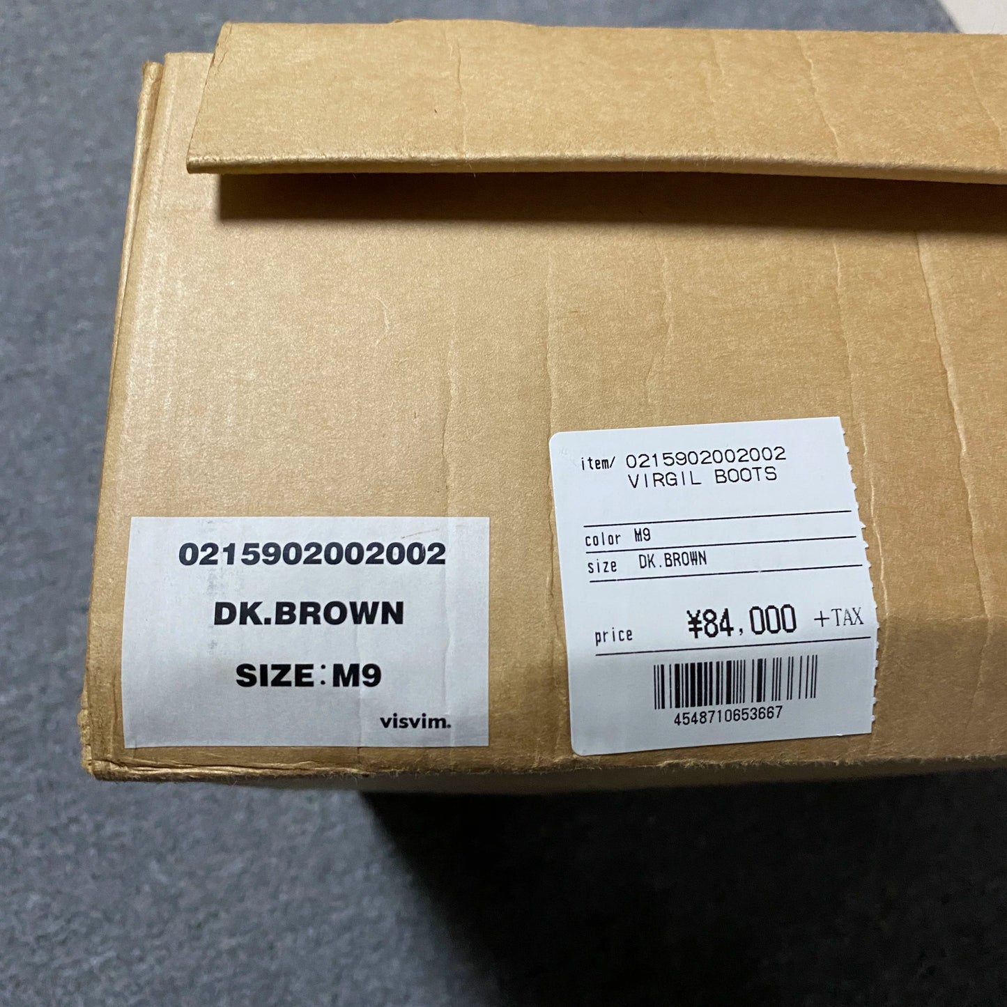 VISVIM 15AW ICT VIRGIL Mud-Dyed Boots