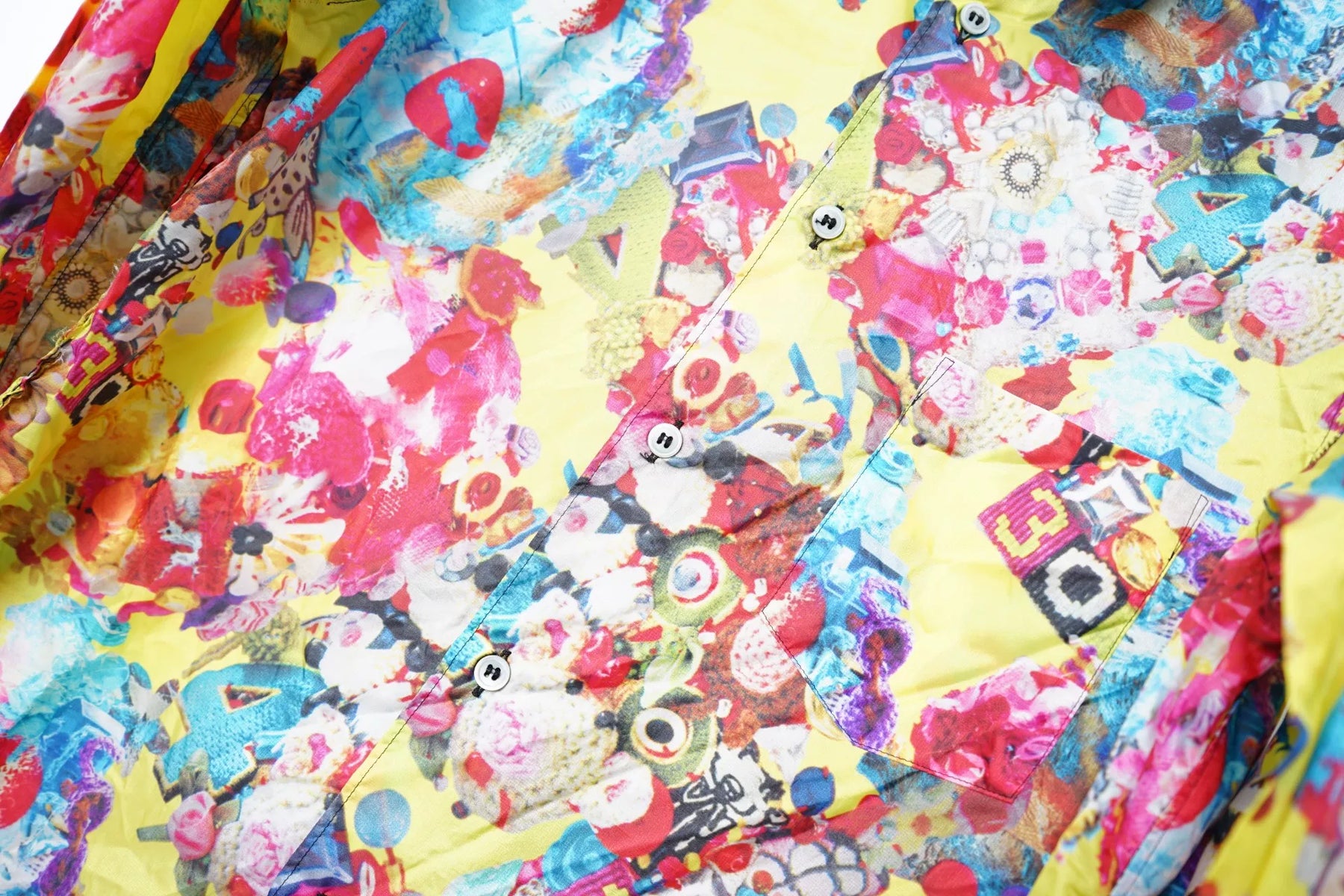 Comme des Garçons Graffiti Floral Shirt