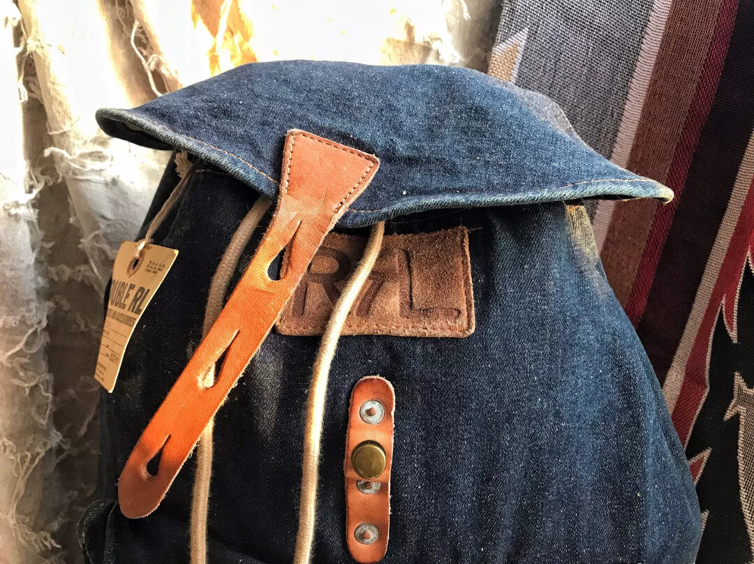 RRL Ralph Lauren Indigo Parachute Backpack