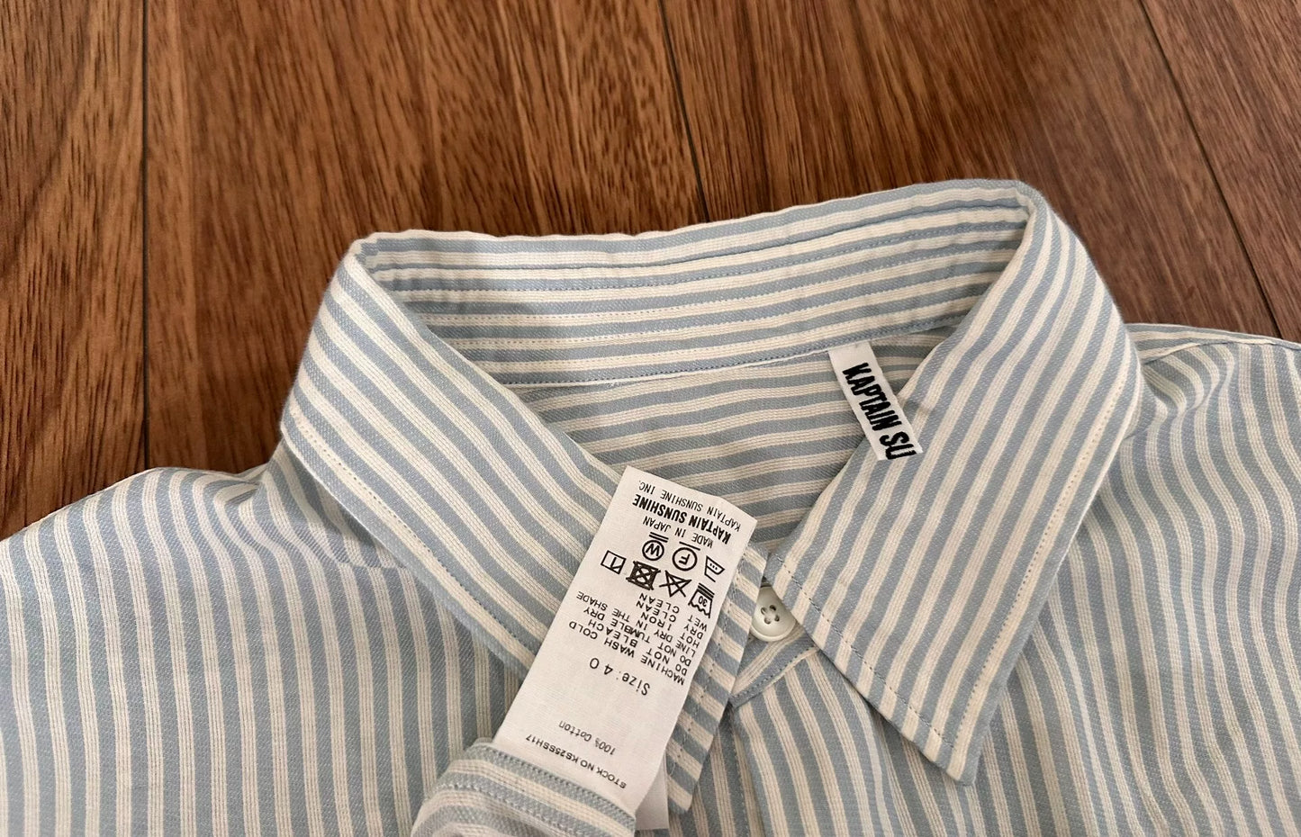 kaptain sunshine organic cotton long sleeve shirt