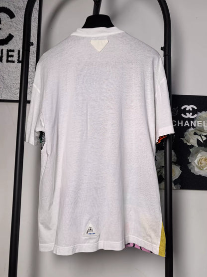 Authentic Prada Short Sleeve Triangle Logo Shirt