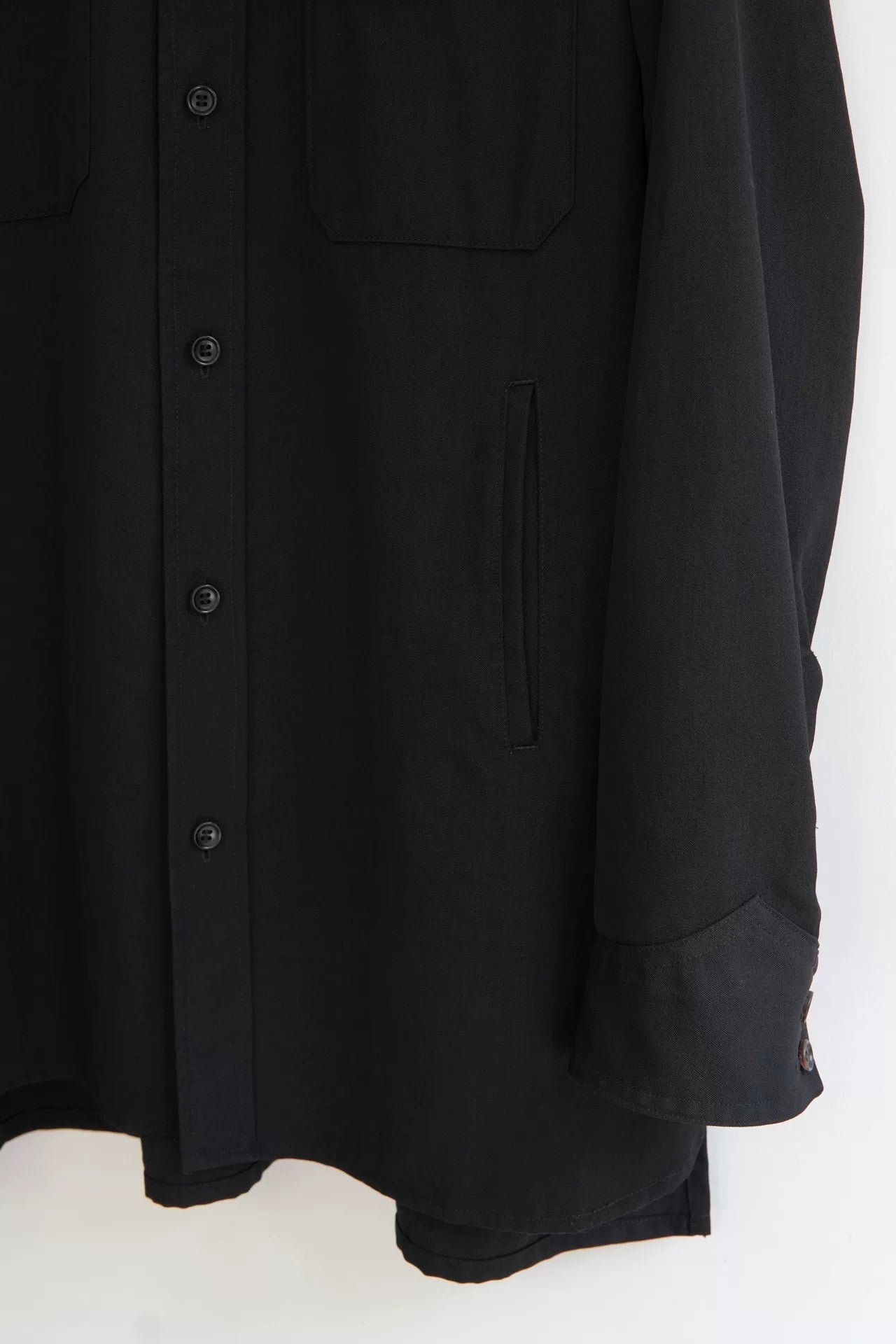 Yohji Yamamoto Pour Homme S/S 2017 Wool Pocket Shirt