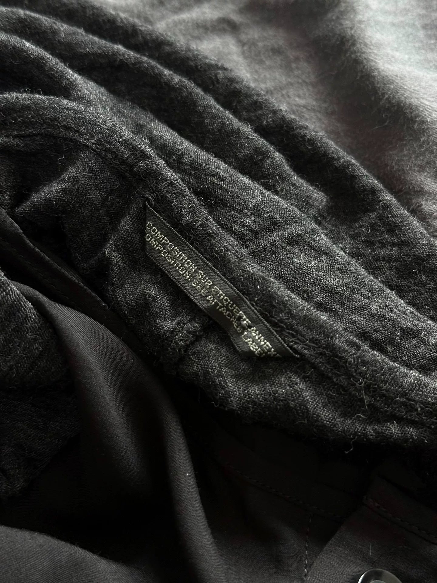 Yohji Yamamoto Wool Cardigan with Scarf