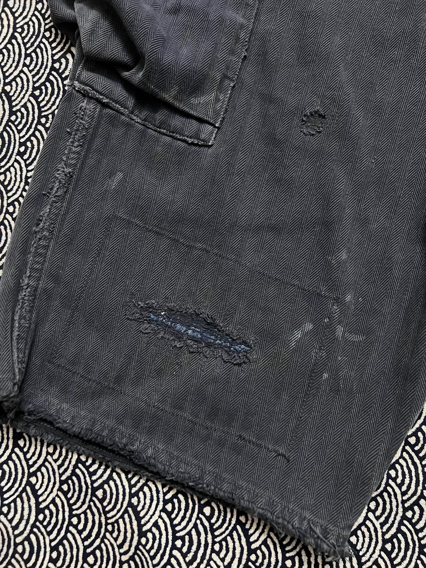 visvim 20SS Splatter Distressed Cargo Shorts