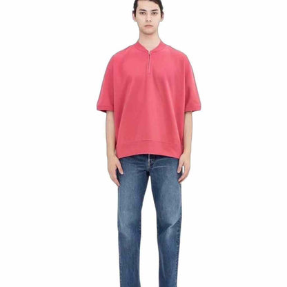 VISVIM MONDO HENLEY ZIP Short-Sleeve T-Shirt
