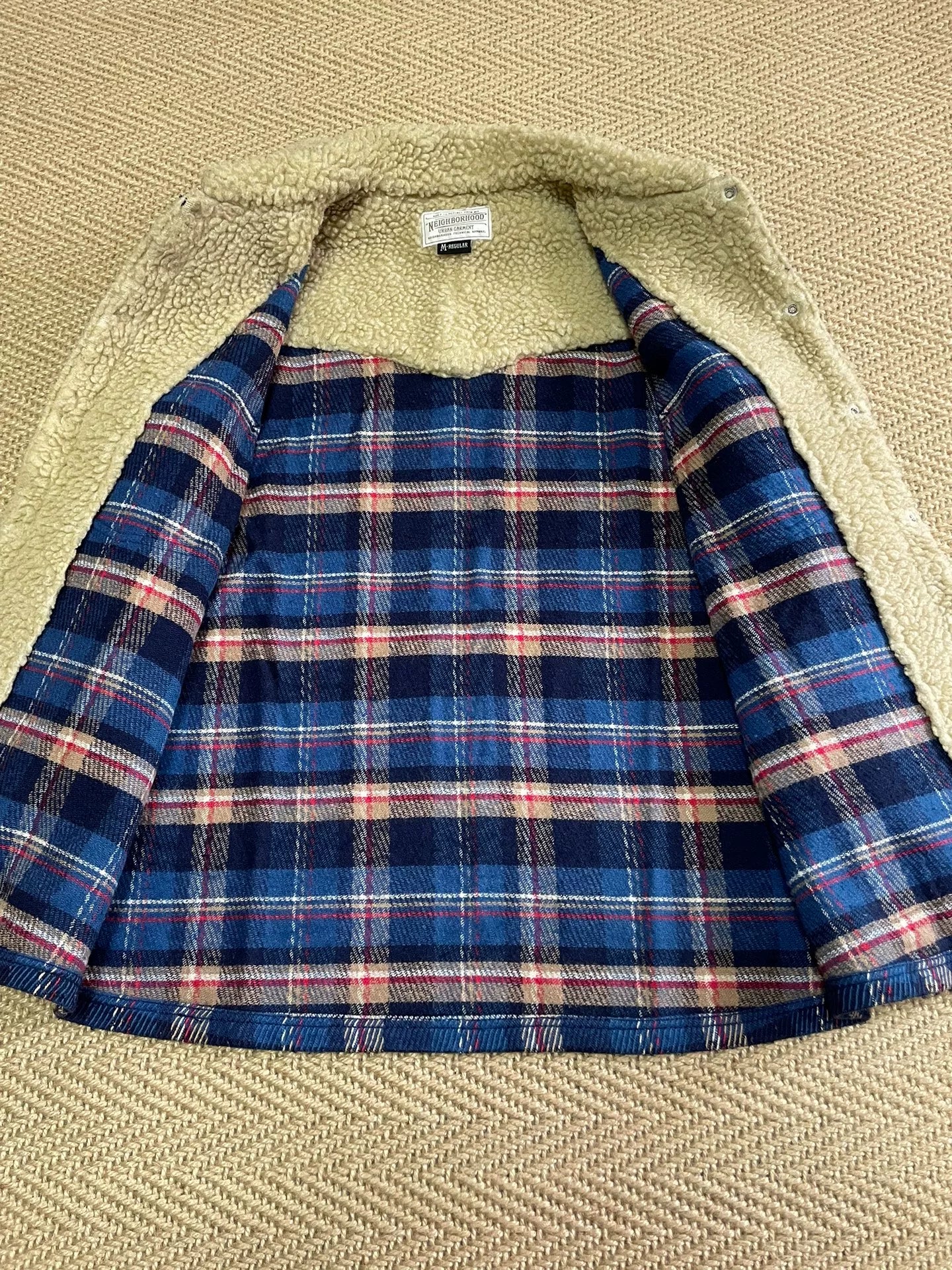 NEIGHBORHOOD KING BOA Plaid Jacket