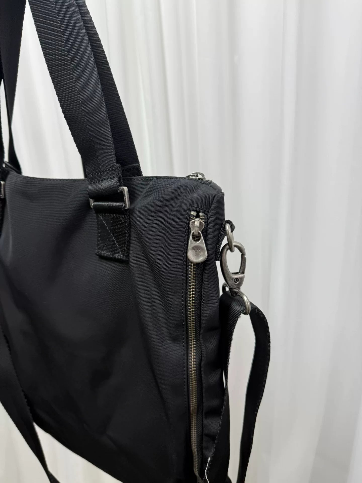 yohji yamamoto leather tote bag collaboration