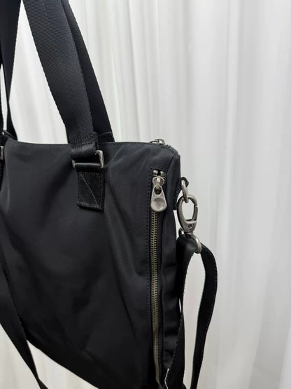 yohji yamamoto leather tote bag collaboration