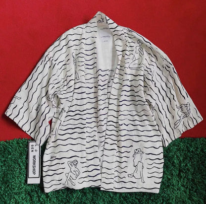 VISVIM HAPPI HAPPY Silk Haori