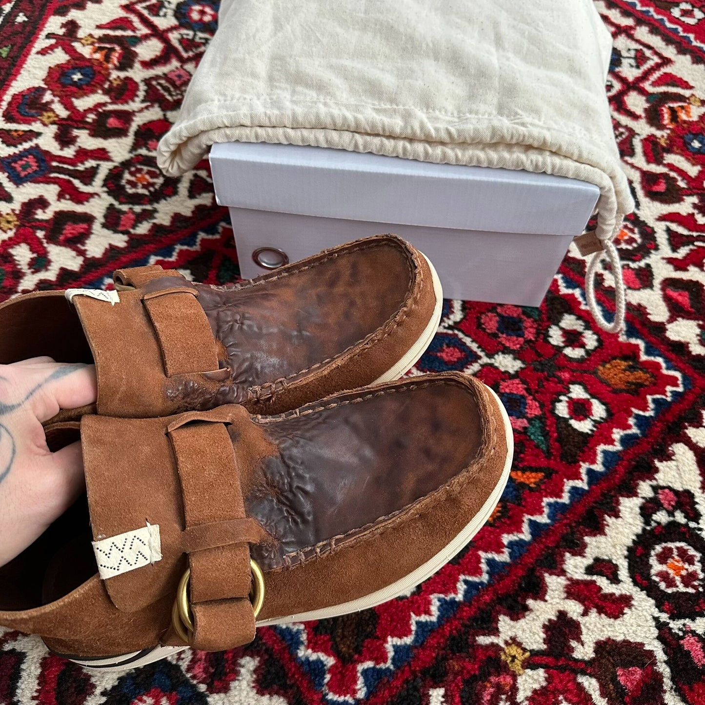 visvim skynyrd moc boots size 9.5