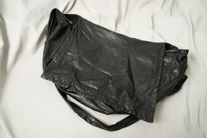 Julius_7 Sheepskin Shoulder Strap Messenger Bag