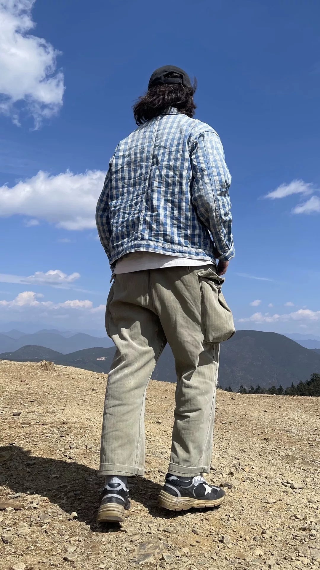 Porter Classic Indigo Check Work Jacket