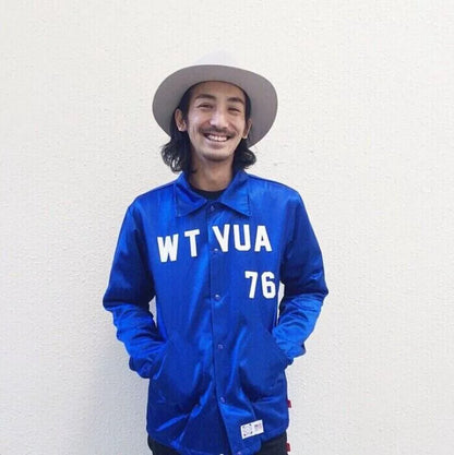 wtaps vintage satin windbreaker jacket