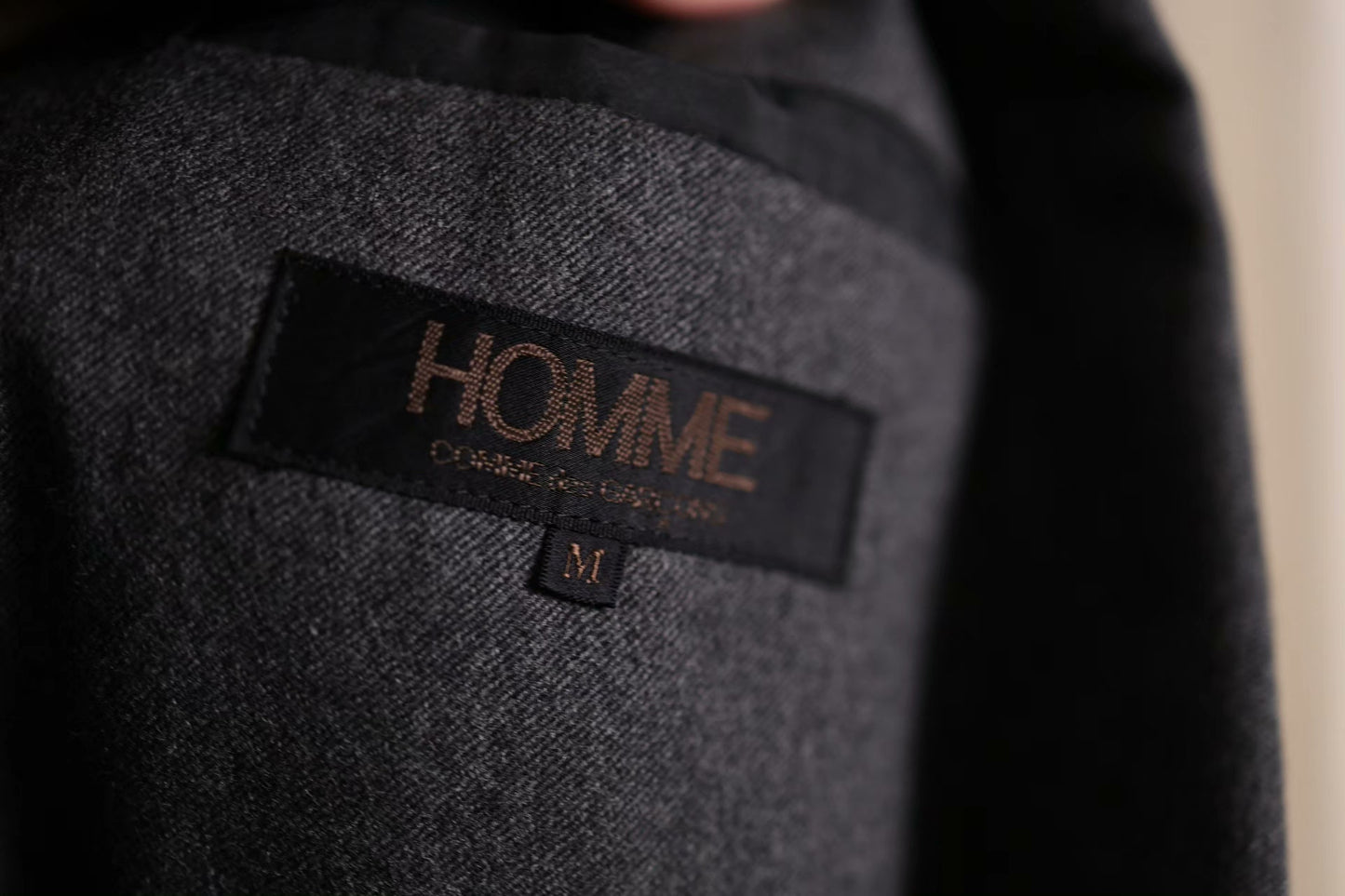 Comme des Garcons Homme 1980s Waist-Cinch Blazer