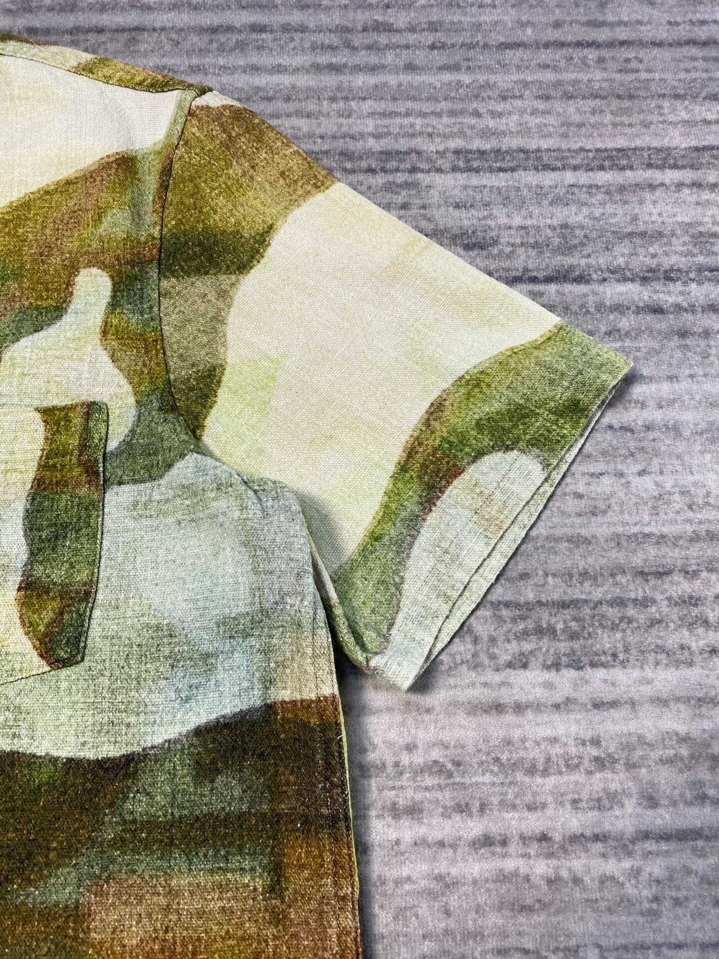 Our Legacy Camouflage Short Sleeve Shirt