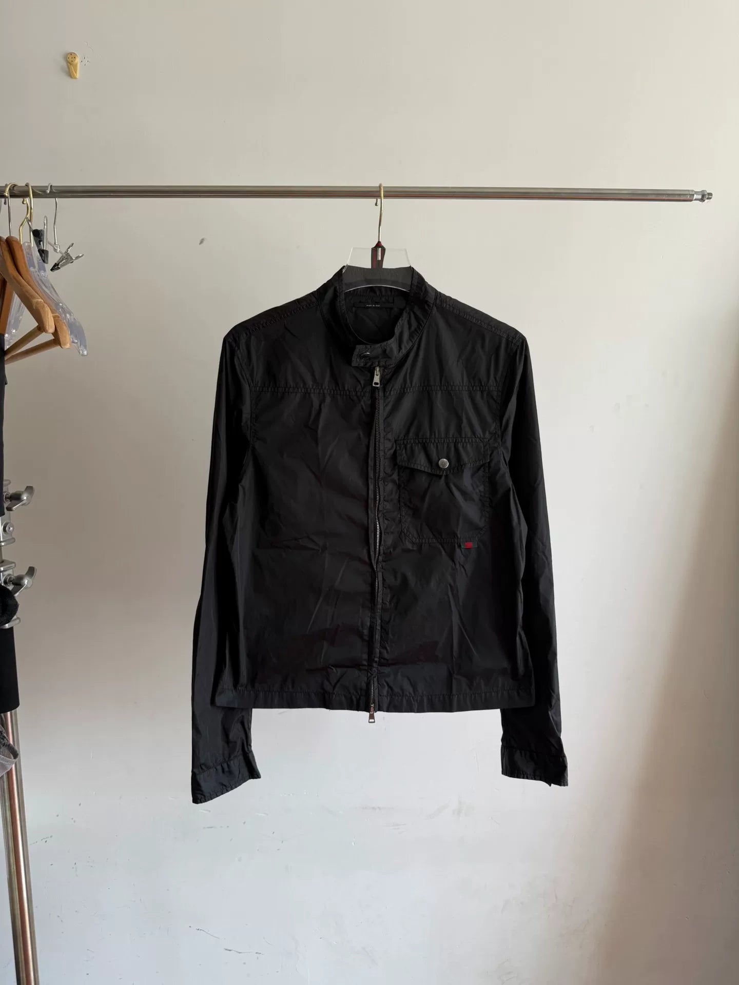 Portable Nylon Motorcycle Jacket by Gucci