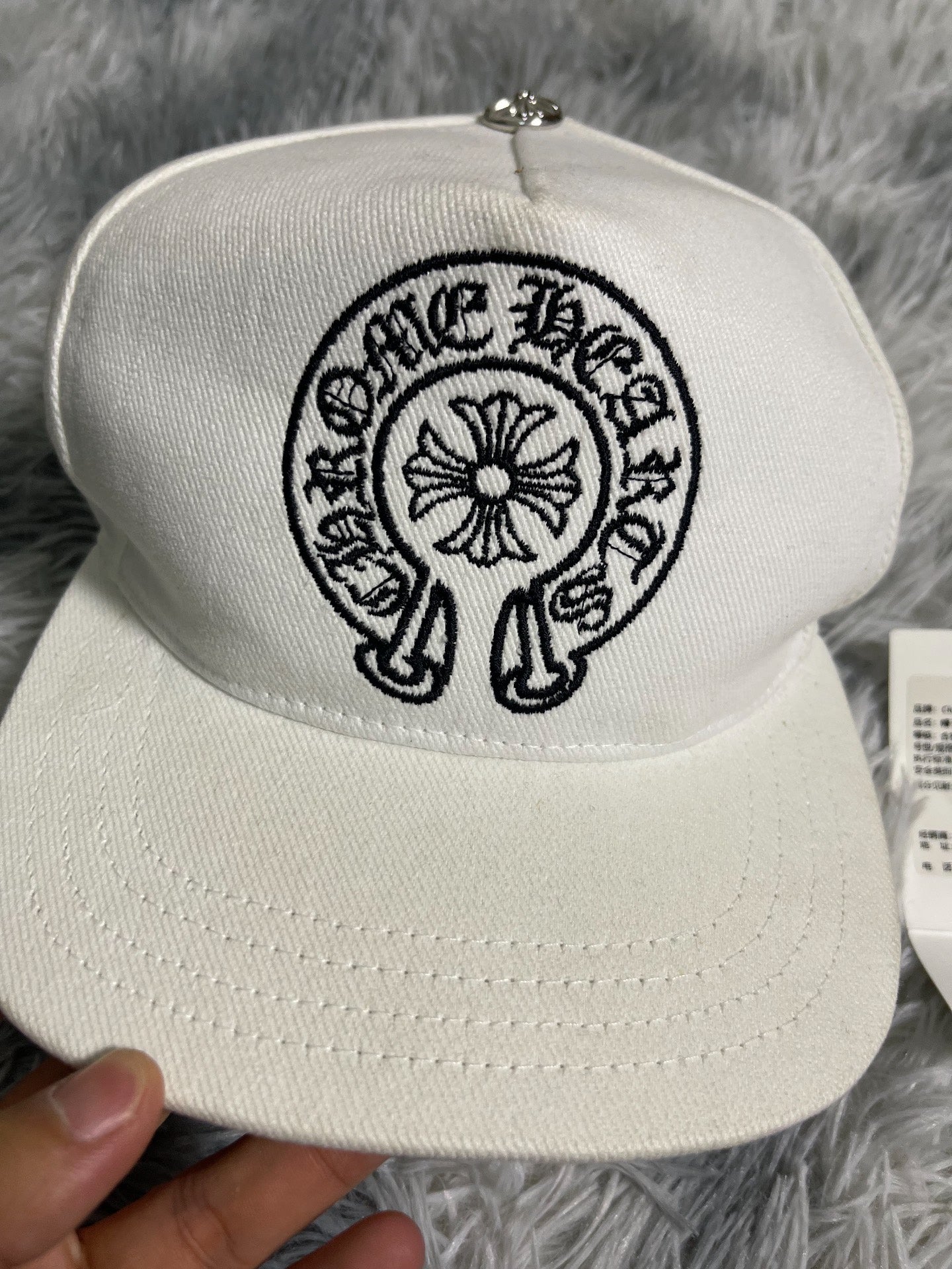 Chrome Hearts Horseshoe Cross Embroidered Cap