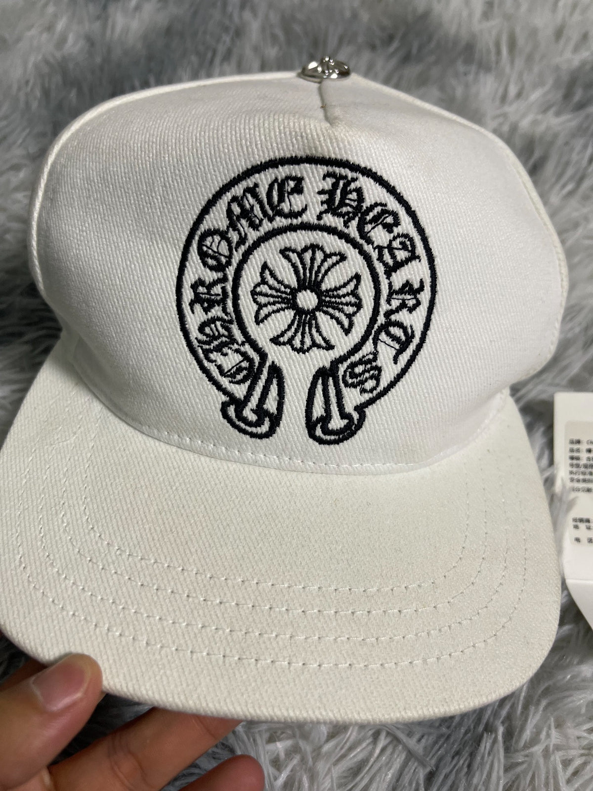 Chrome Hearts Horseshoe Cross Embroidered Cap