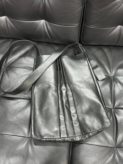 Yohji Yamamoto Noir Pleated Leather Bag