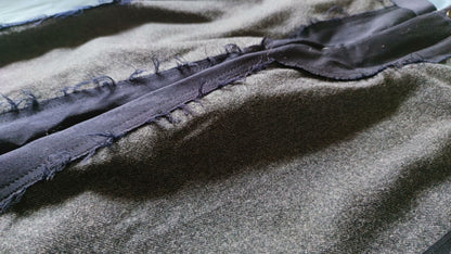 Deconstructed Black Casual Trousers
